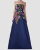 Carolina Herrera Women's Sequined Silk Strapless A-Line Gown - 2