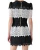 Carolina Herrera Women's Striped Lace A-Line Minidress - 3
