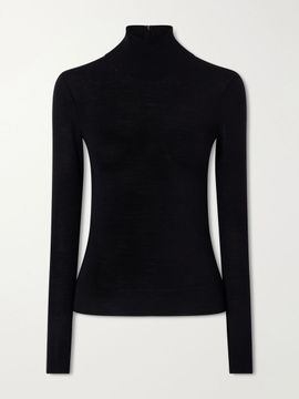 CAROLINA HERRERA Wool and silk-blend turtleneck sweater