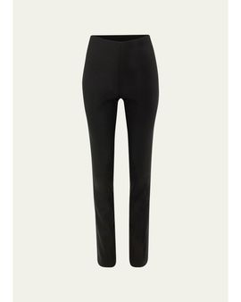 Carolina Herrera Wool Slim-Leg Ankle Cigarette Pants
