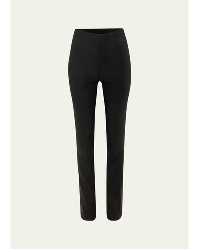 Carolina Herrera Wool Slim-Leg Ankle Cigarette Pants