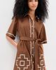 Carolina K Carolina K Amaia Dress Chocolate Brown - 2