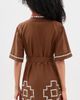 Carolina K Carolina K Amaia Dress Chocolate Brown - 3