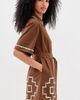 Carolina K Carolina K Amaia Dress Chocolate Brown - 4