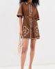 Carolina K Carolina K Amaia Dress Chocolate Brown - 5