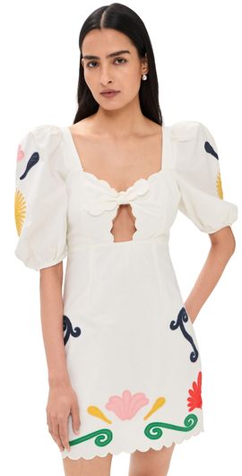Carolina K Carolina K Greta Mini Dress Off White