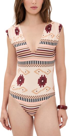 Carolina K Carolina K Lisette One Piece Multi Chacana Brown
