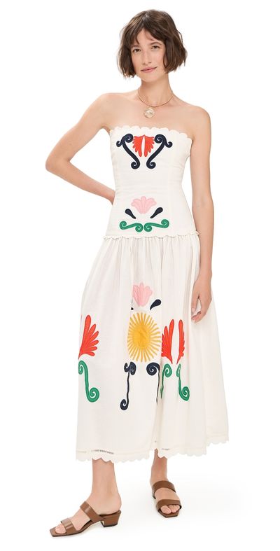 Carolina K Malla Dress Off White