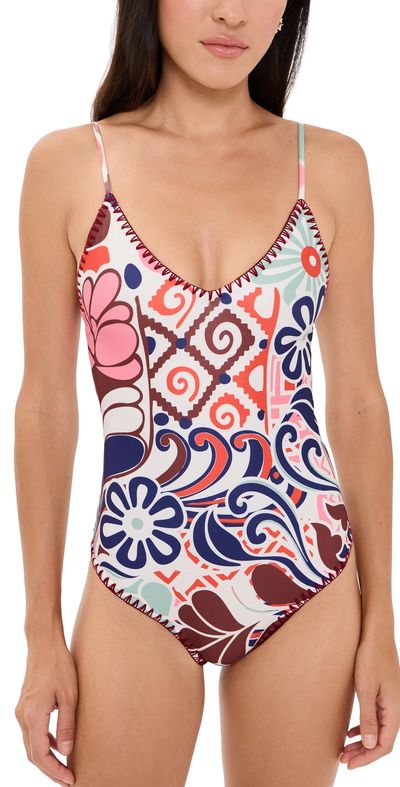 Carolina K Carolina K Marietta One Piece Swimsuit Punta Print