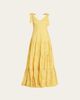Caroline Constas Arianna Tie-Shoulder Tiered Poplin Maxi Dress - 1
