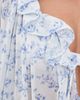 CAROLINE CONSTAS CAROLINE CONSTAS Cosima Cover Up Dress Blue White - 6