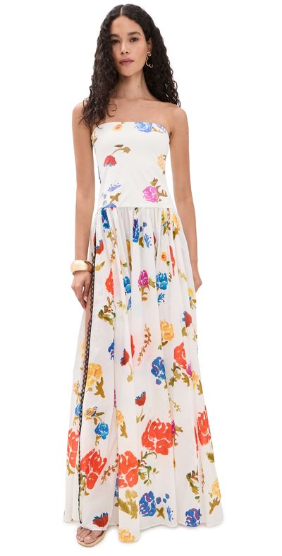 CAROLINE CONSTAS CAROLINE CONSTAS Marianna Coverup White Multi