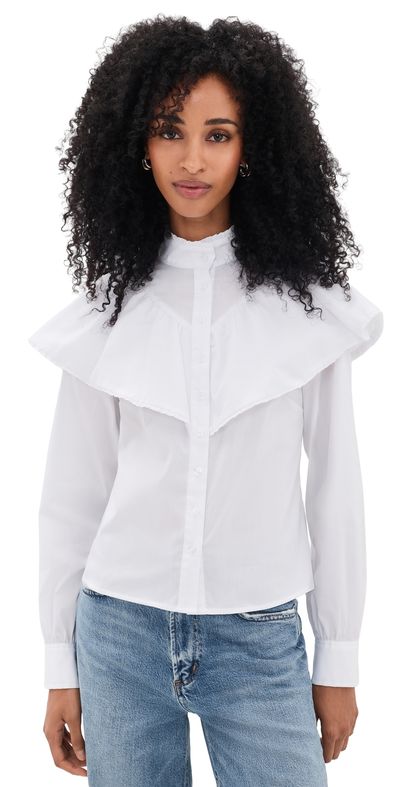 CAROLINE CONSTAS CAROLINE CONSTAS Soraya Button Down Shirt White