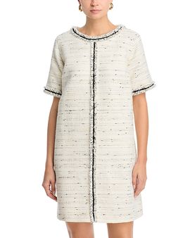 Caroline Rose Caroline Rose Talia Fringe Trim Dress