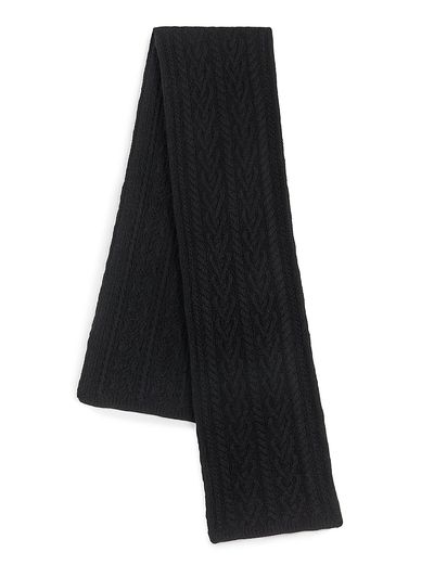 Carolyn Rowan Collection Women's Cable Knit Cashmere Scarf