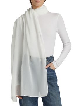 Carolyn Rowan Collection Women's Chiffon Crystal-Embellished Shawl
