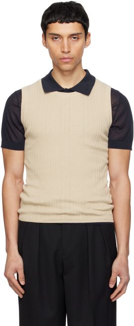 CARRER CARRER Beige Tone Tank Top