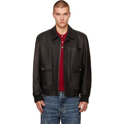 CARRER CARRER Black Coda Leather Jacket