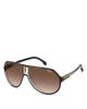 Carrera Carrera Aviator Shield Sunglasses, 64mm - 1
