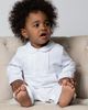 Carriage Boutique Carriage Boutique Cross Embroidered Christening Romper & Newsboy Cap Set - 3