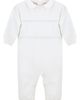 Carriage Boutique Carriage Boutique Elegant Christening Romper & Hat Set - 3