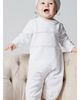 Carriage Boutique Carriage Boutique Elegant Christening Romper & Hat Set - 4