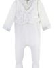 Carriage Boutique Carriage Boutique Elegant Christening Romper & Newsboy Cap Set - 3