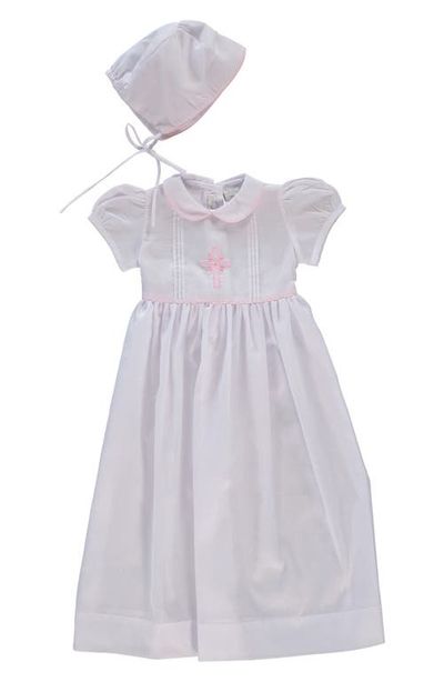 Carriage Boutique Carriage Boutique Embroidered Christening Gown & Bonnet Set