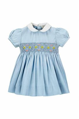 Carriage Boutique Carriage Boutique Girl Picque Classic Blue - Baby