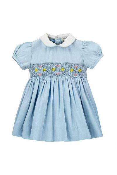 Carriage Boutique Carriage Boutique Girl Picque Classic Blue - Baby