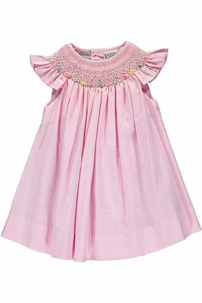Carriage Boutique Carriage Boutique Girl Pink Bishop Dress - Baby 