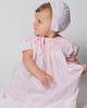 Carriage Boutique Carriage Boutique Imitation Pearl Cross Christening Gown & Bonnet Set - 4