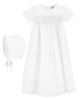 Carriage Boutique Carriage Boutique Smocked Christening Gown & Bonnet Set - 1