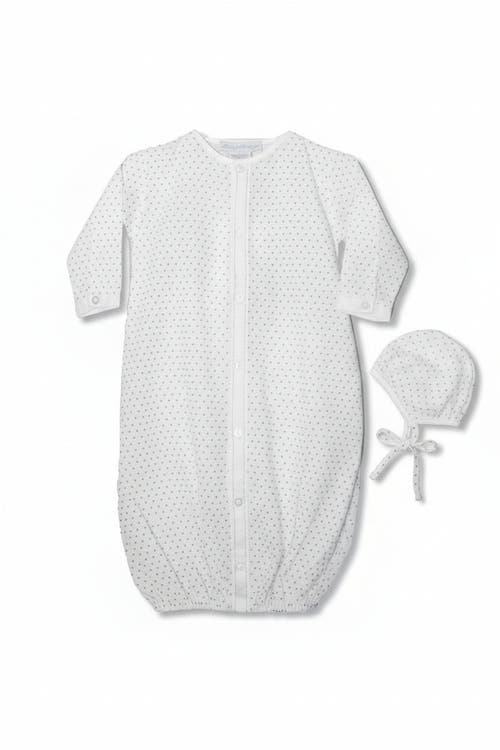 Carriage Boutique Carriage Boutique Star Print Gown with Bonnet - Baby