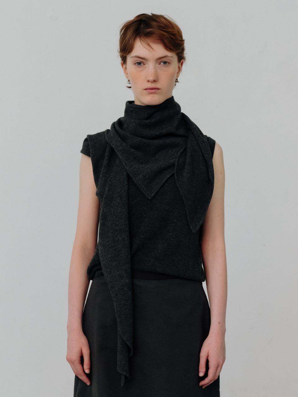 Carriere CASHMERE BLEND KNIT MUFFLER