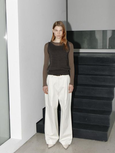 Carriere COTTON ONE TUCK PANTS