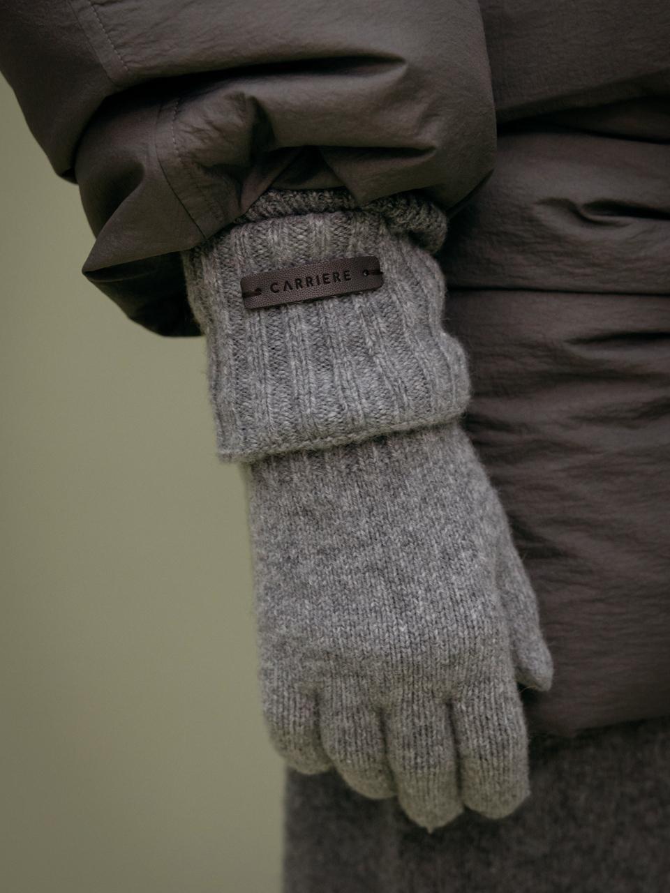 Carriere Geelong Wool Seamless Knit Gloves