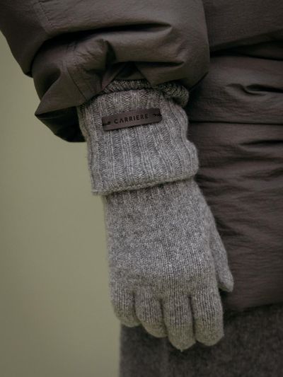 Carriere Geelong Wool Seamless Knit Gloves