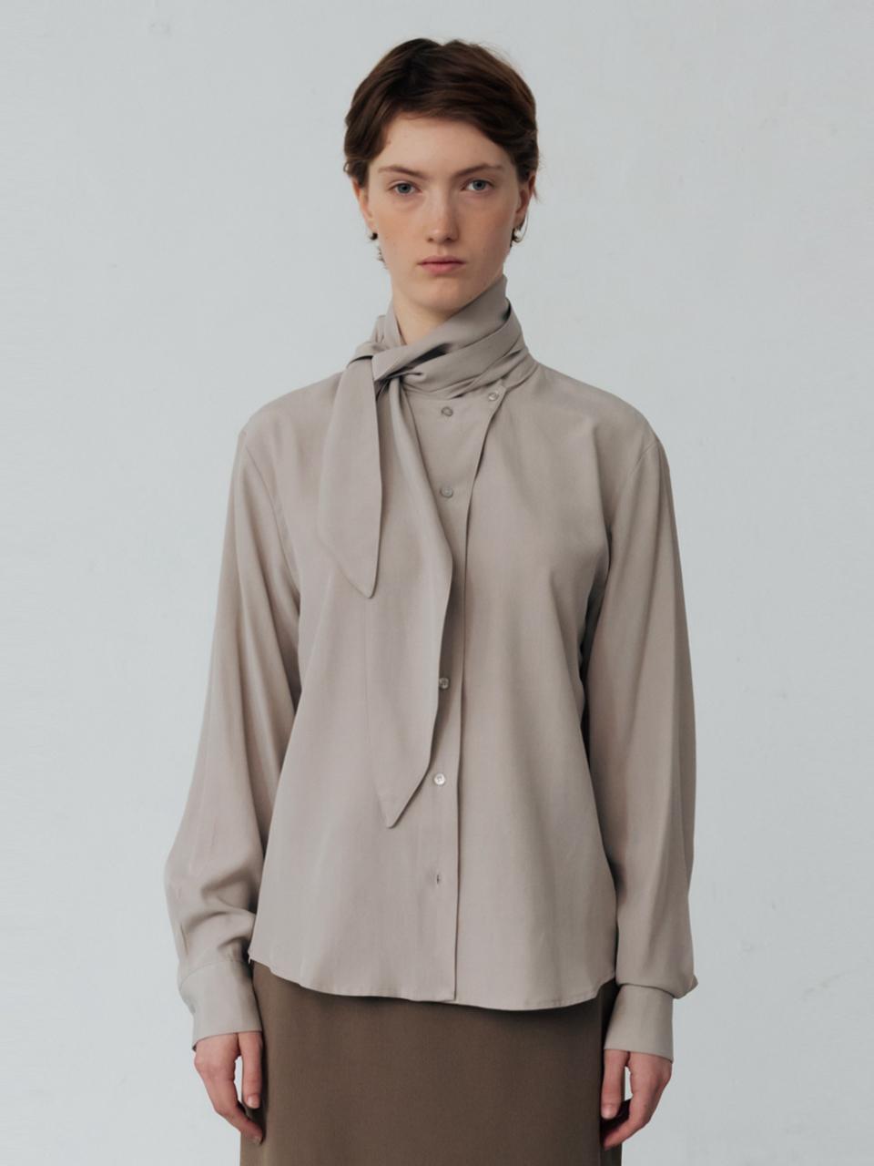 Carriere SOFT TIE NECK BLOUSE