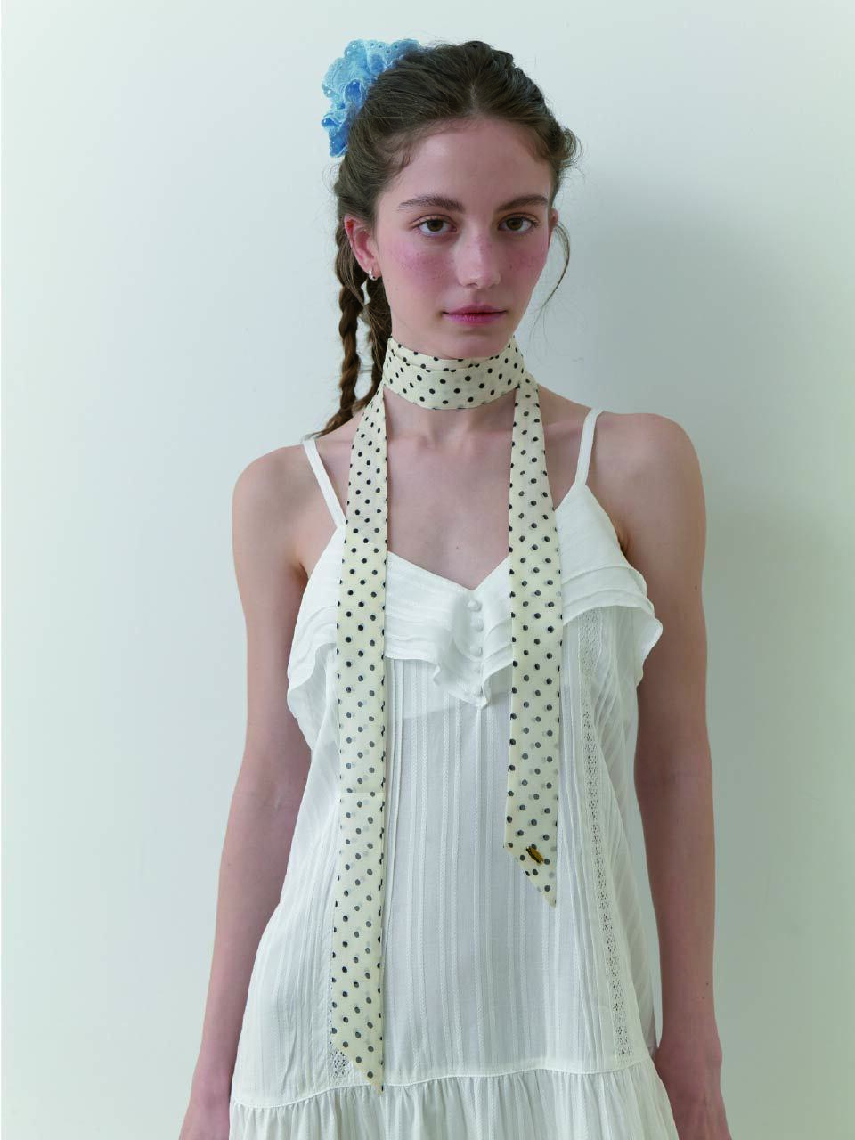 CARRY BARRETTE Carry Barrette Dot Long Scarf
