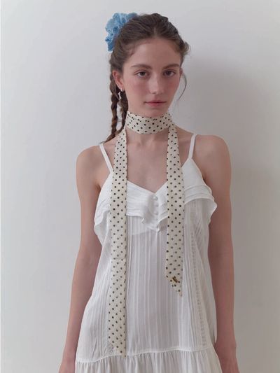 CARRY BARRETTE Carry Barrette Dot Long Scarf