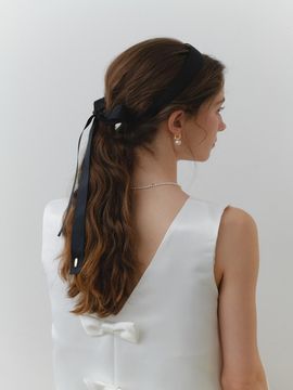 CARRY BARRETTE Carry Bralette Elegant Ribbon Tie Hairband