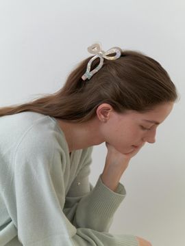 CARRY BARRETTE Carry Bralette Marble Ribbon Hair Claw