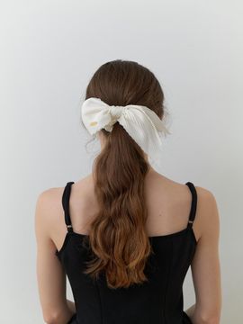 CARRY BARRETTE Carry Bralette Pleats Ribbon Scrunchie