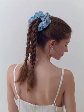 CARRY BARRETTE Carry Bralette Punching Lace Scrunchie