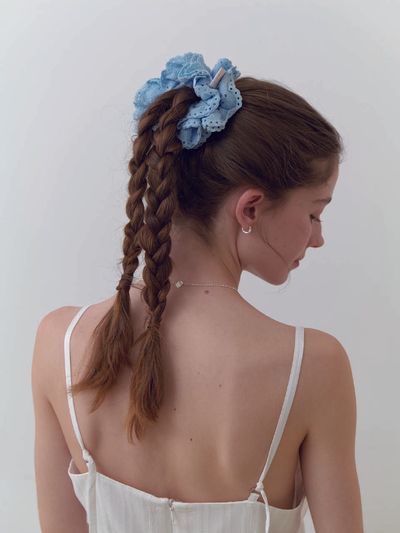 CARRY BARRETTE Carry Bralette Punching Lace Scrunchie