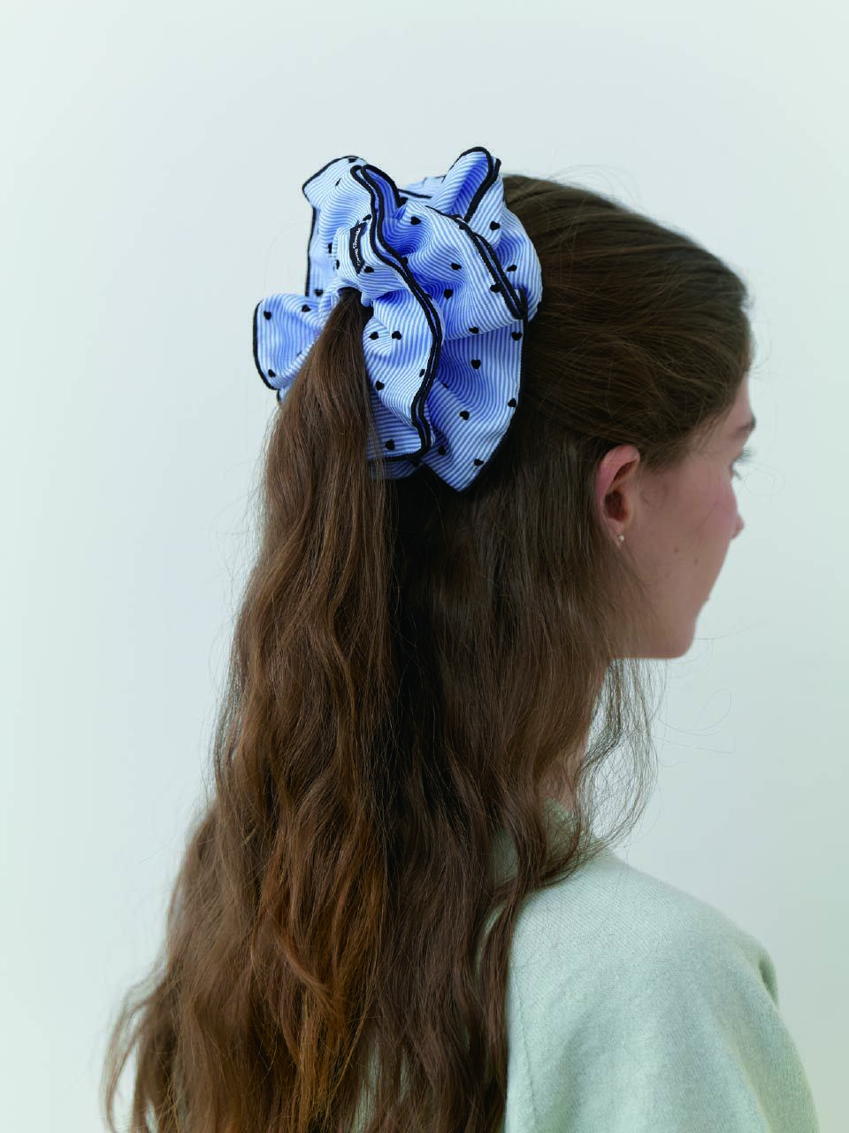 CARRY BARRETTE Mini Pattern Bralette Hair Scrunchie
