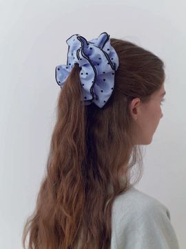 CARRY BARRETTE Mini Pattern Bralette Hair Scrunchie