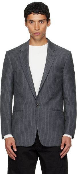 Carter Young Carter Young Gray Elias Unstructured Blazer