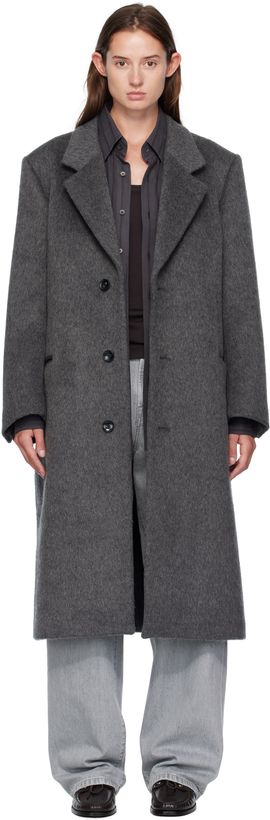 Carter Young Carter Young Gray Hewitt Wool Coat